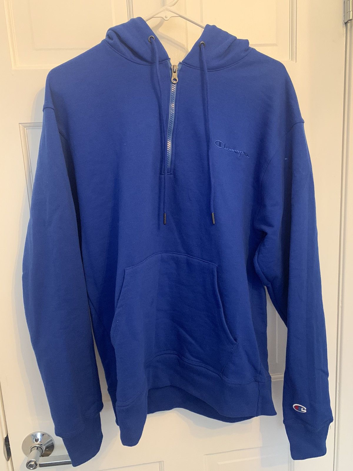 Champion Blue Champion Half-Zip Sweatshirt Size US M / EU 48-50 / 2 - 1 Preview