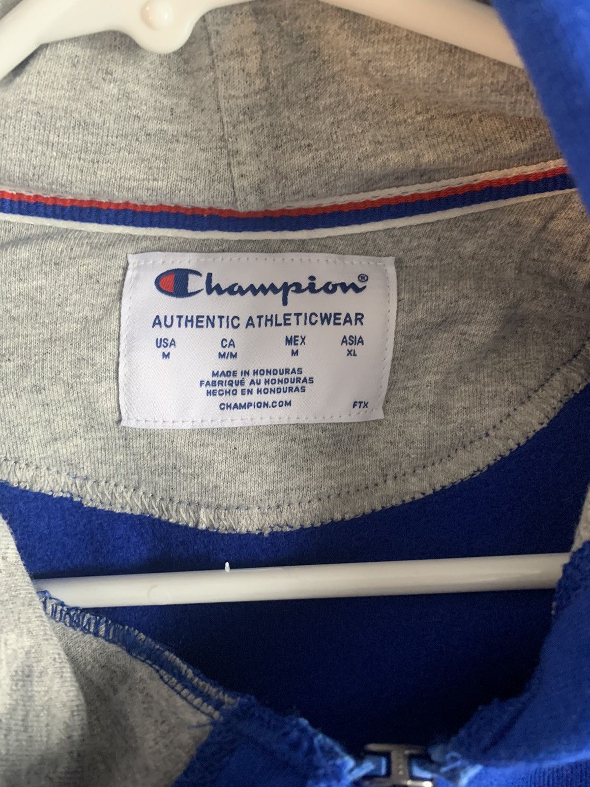 Champion Blue Champion Half-Zip Sweatshirt Size US M / EU 48-50 / 2 - 4 Preview