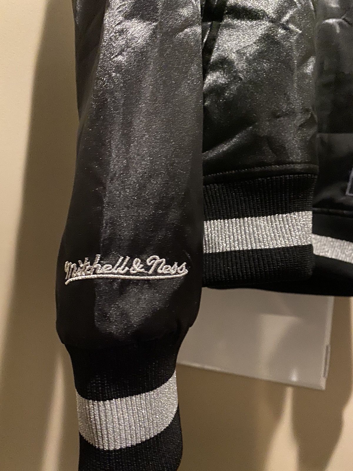 Mastermind Japan Mastermind x Mitchell and Ness Bomber 2020 Jacket Size US L / EU 52-54 / 3 - 3 Thumbnail