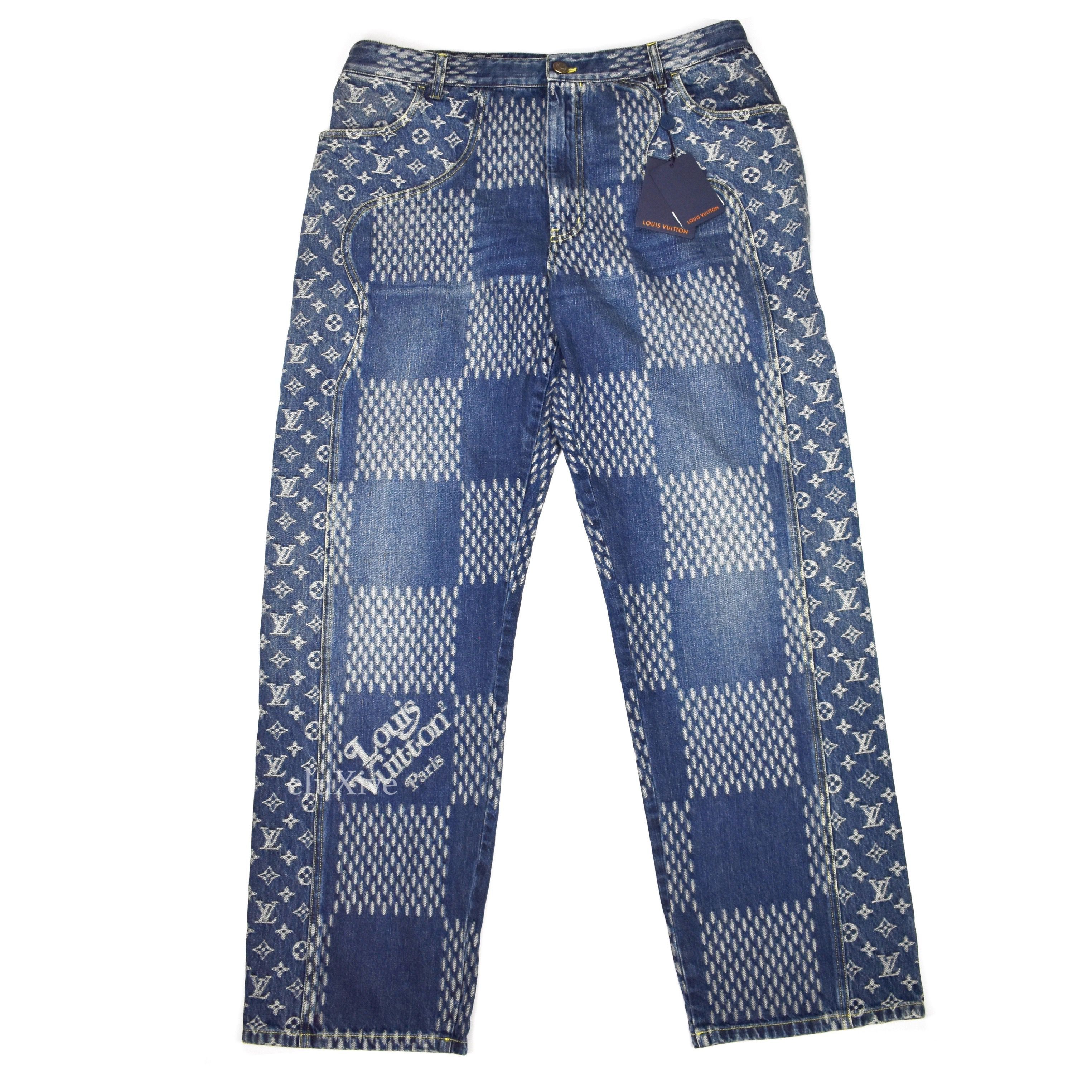Louis Vuitton Beige Monogram Carpenter Pants – Savonches