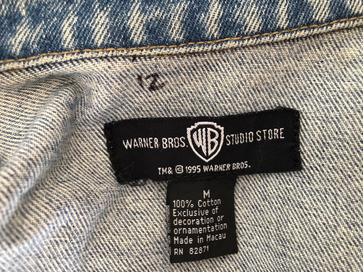Vintage 90s Warner Bros. Tasmanian New York Oversized Denim Jacket Size US M / EU 48-50 / 2 - 20 Thumbnail