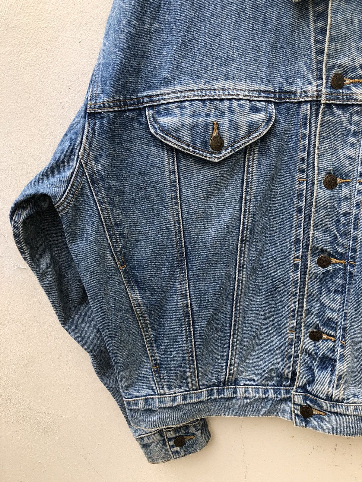 Vintage 90s Warner Bros. Tasmanian New York Oversized Denim Jacket Size US M / EU 48-50 / 2 - 12 Thumbnail