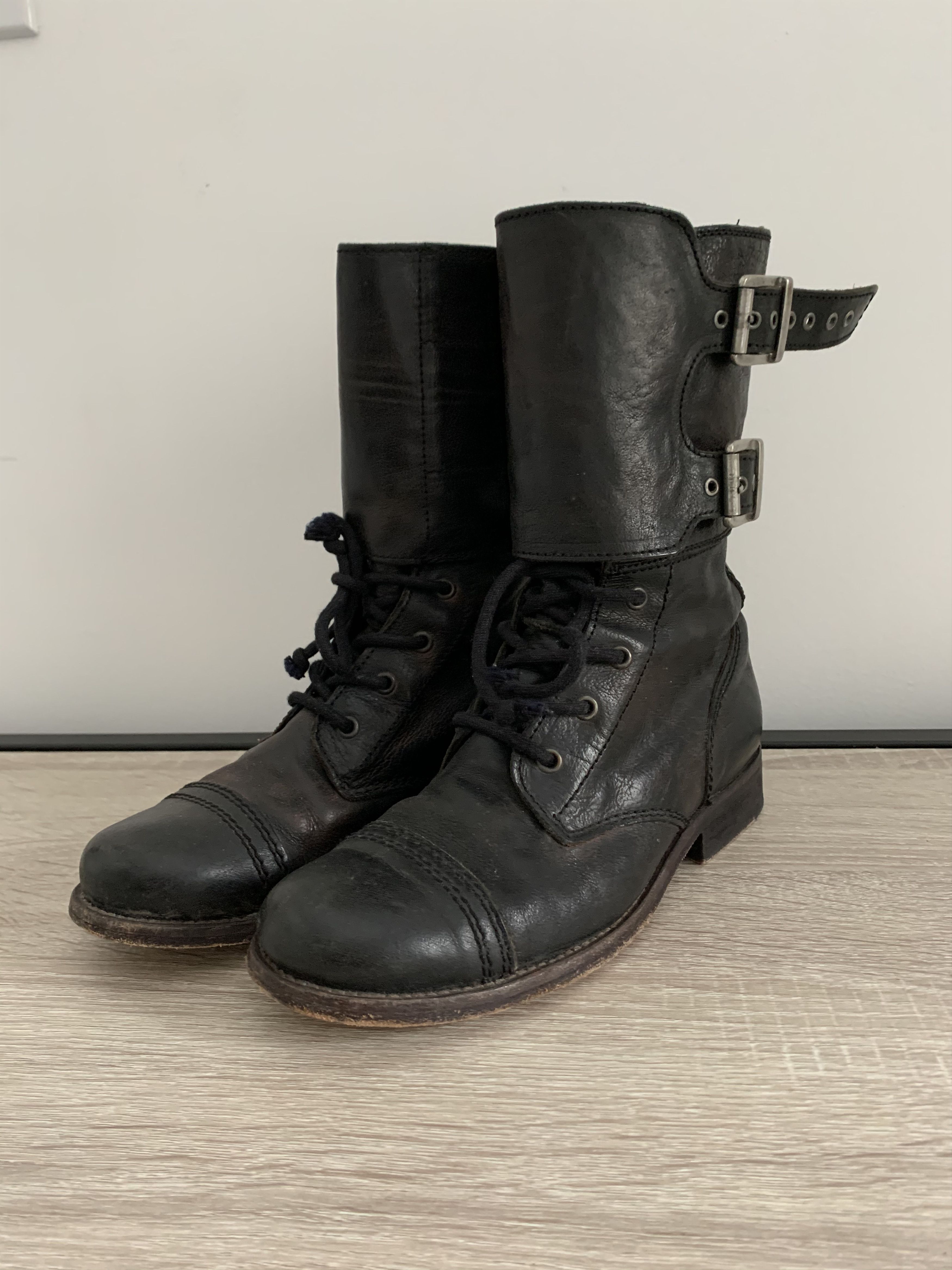Allsaints Black Leather Damisi Boot | Grailed display picture 1