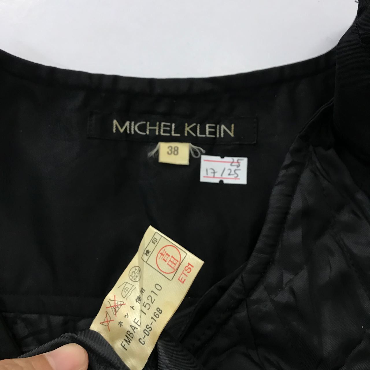 Michel Klein × Vintage 🔥 Vintage MICHEL KLEIN Zipper Vest Size US S / EU 44-46 / 1 - 4 Thumbnail