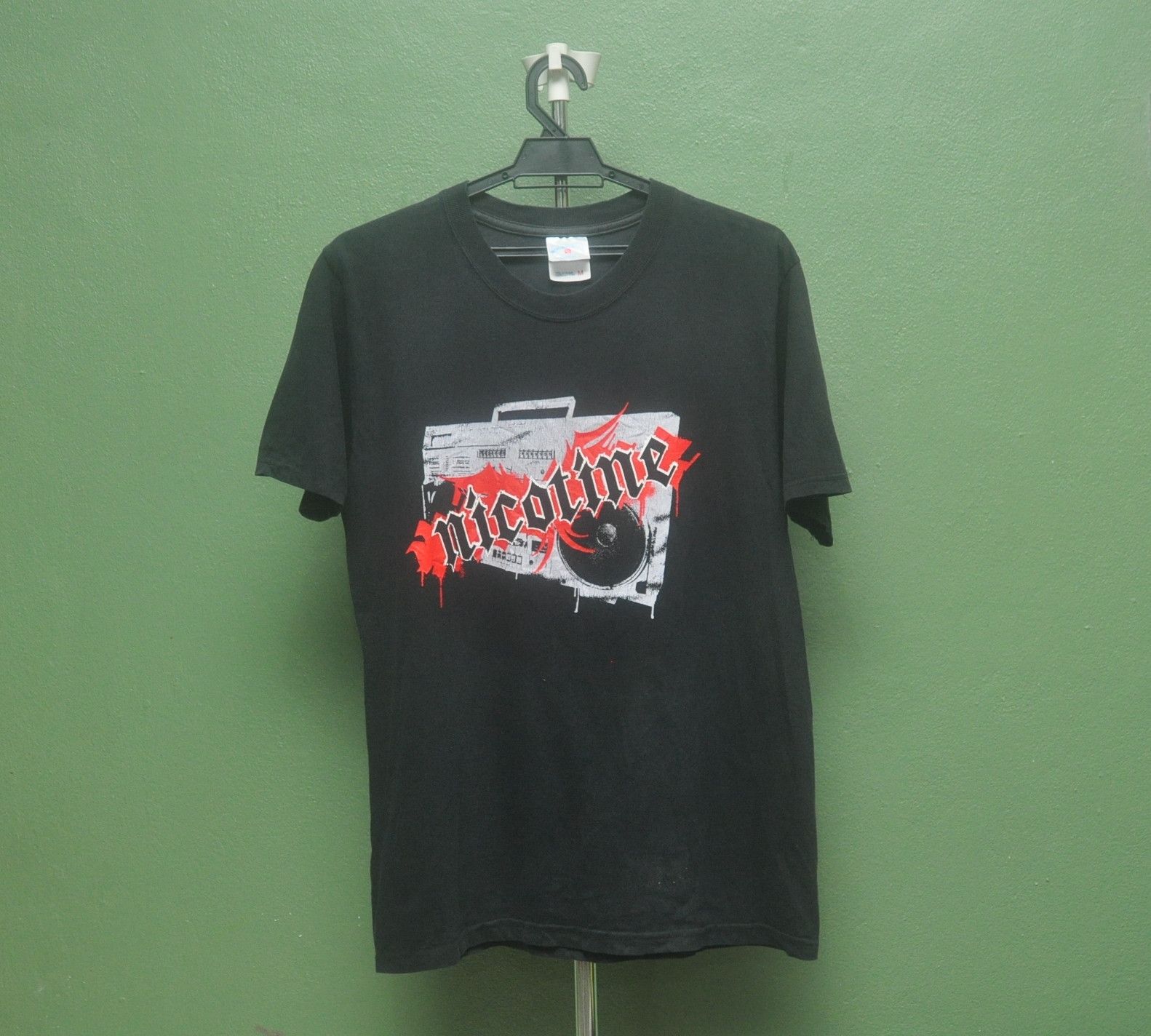 Band Tees Vintage Nicotine Matal Band Music Shirt Travis Scott Style Size US M / EU 48-50 / 2 - 1 Thumbnail