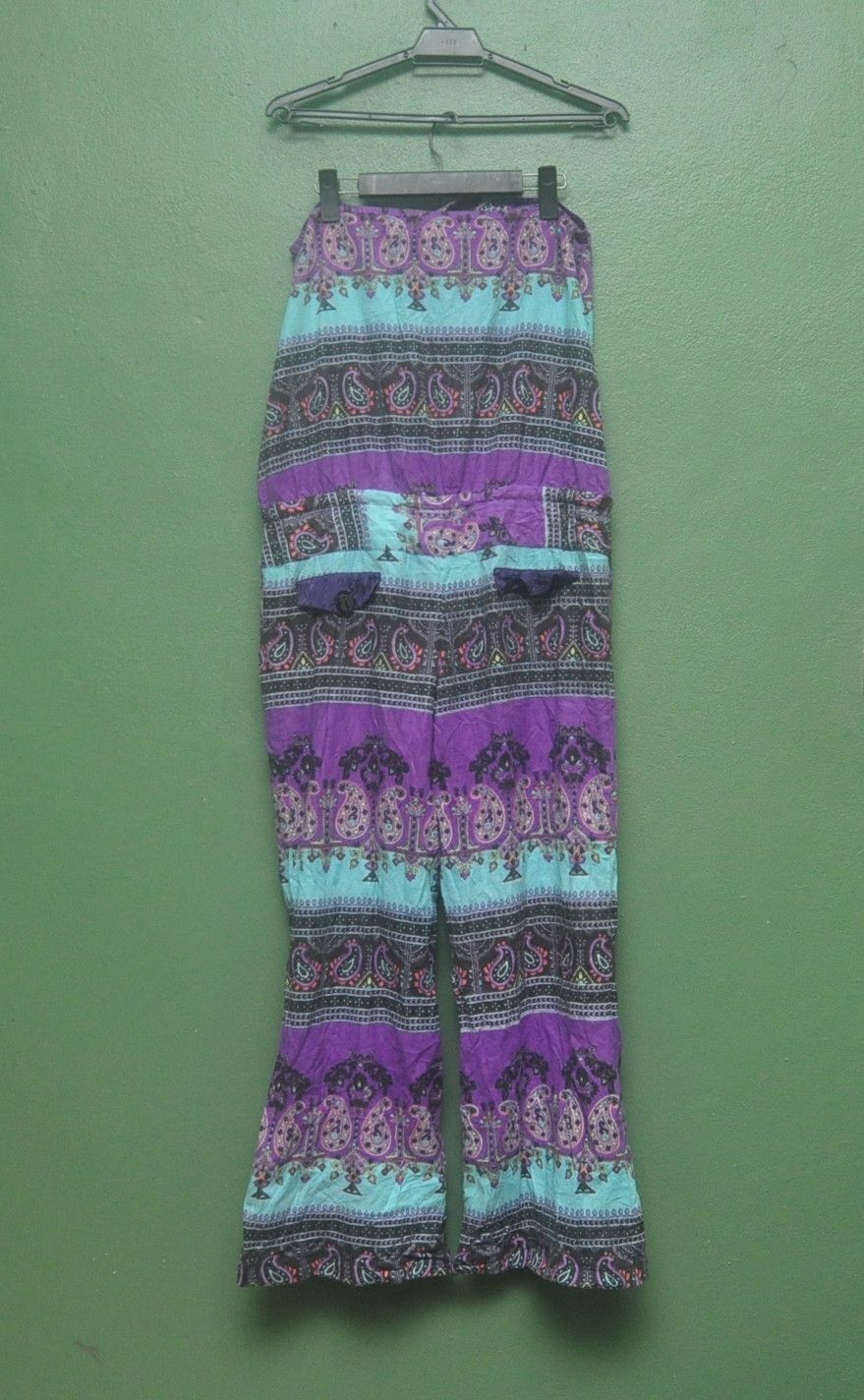 Japanese Brand Vintage A.I.C Multicolour Nice Design Size 29" - 2 Thumbnail