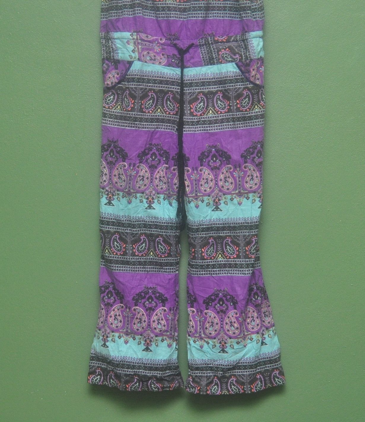 Japanese Brand Vintage A.I.C Multicolour Nice Design Size 29" - 4 Thumbnail