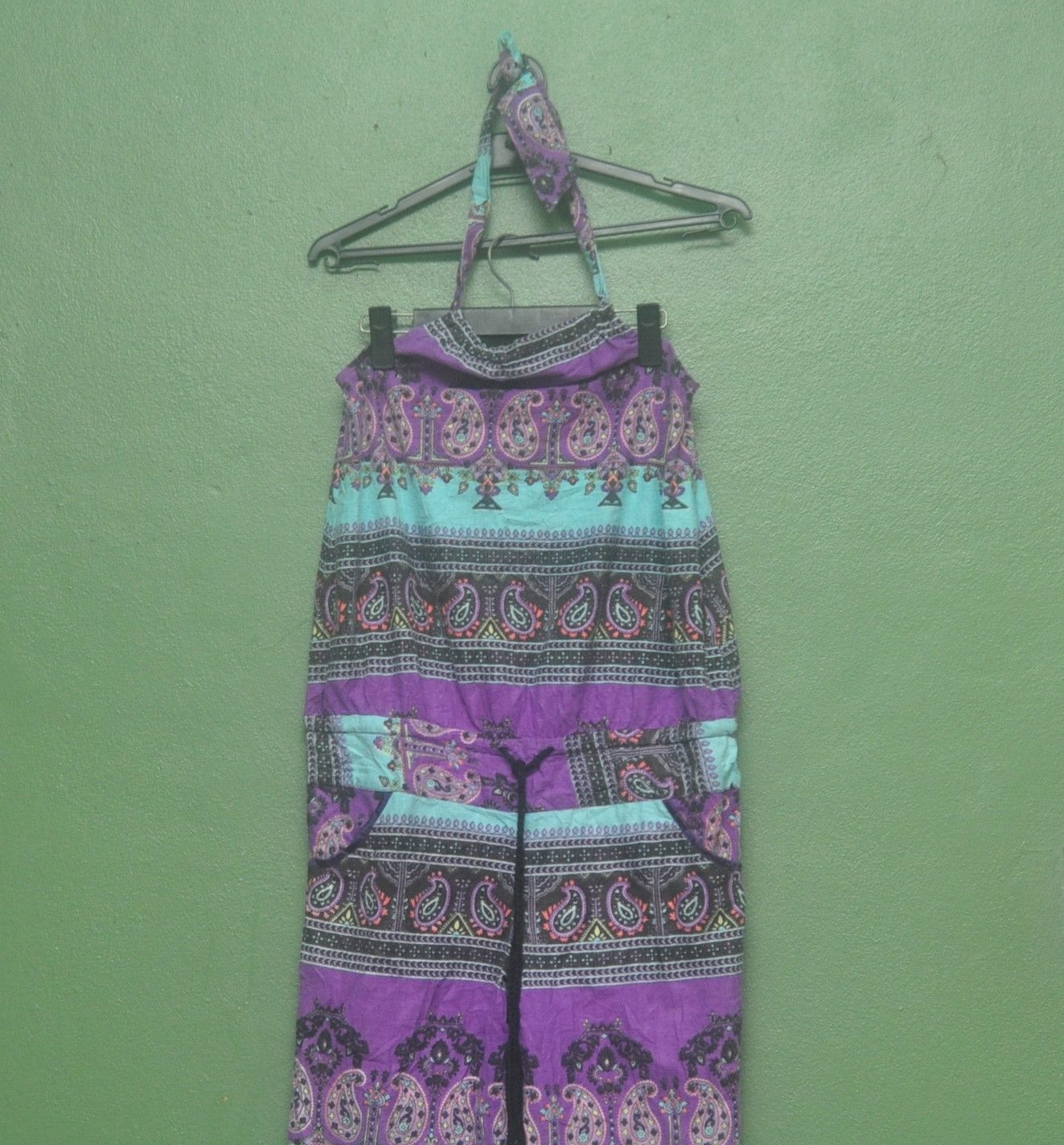 Japanese Brand Vintage A.I.C Multicolour Nice Design Size 29" - 3 Thumbnail