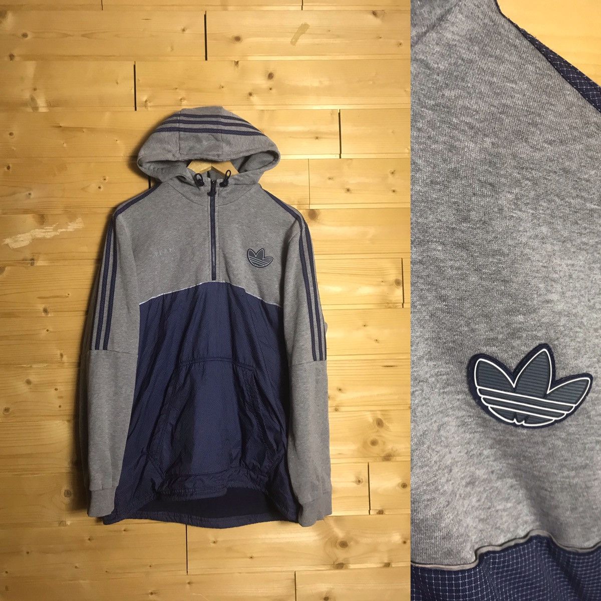Vintage 2015 Adidas hoodie Size US L / EU 52-54 / 3 - 1 Thumbnail