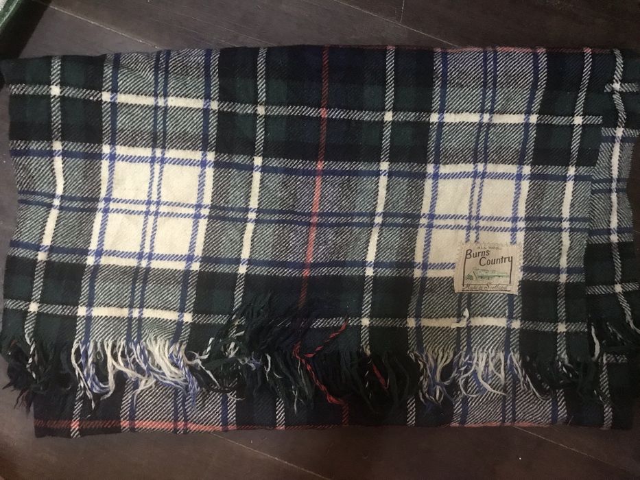Vintage Burn Country All Wool Tartan Blanket Grailed