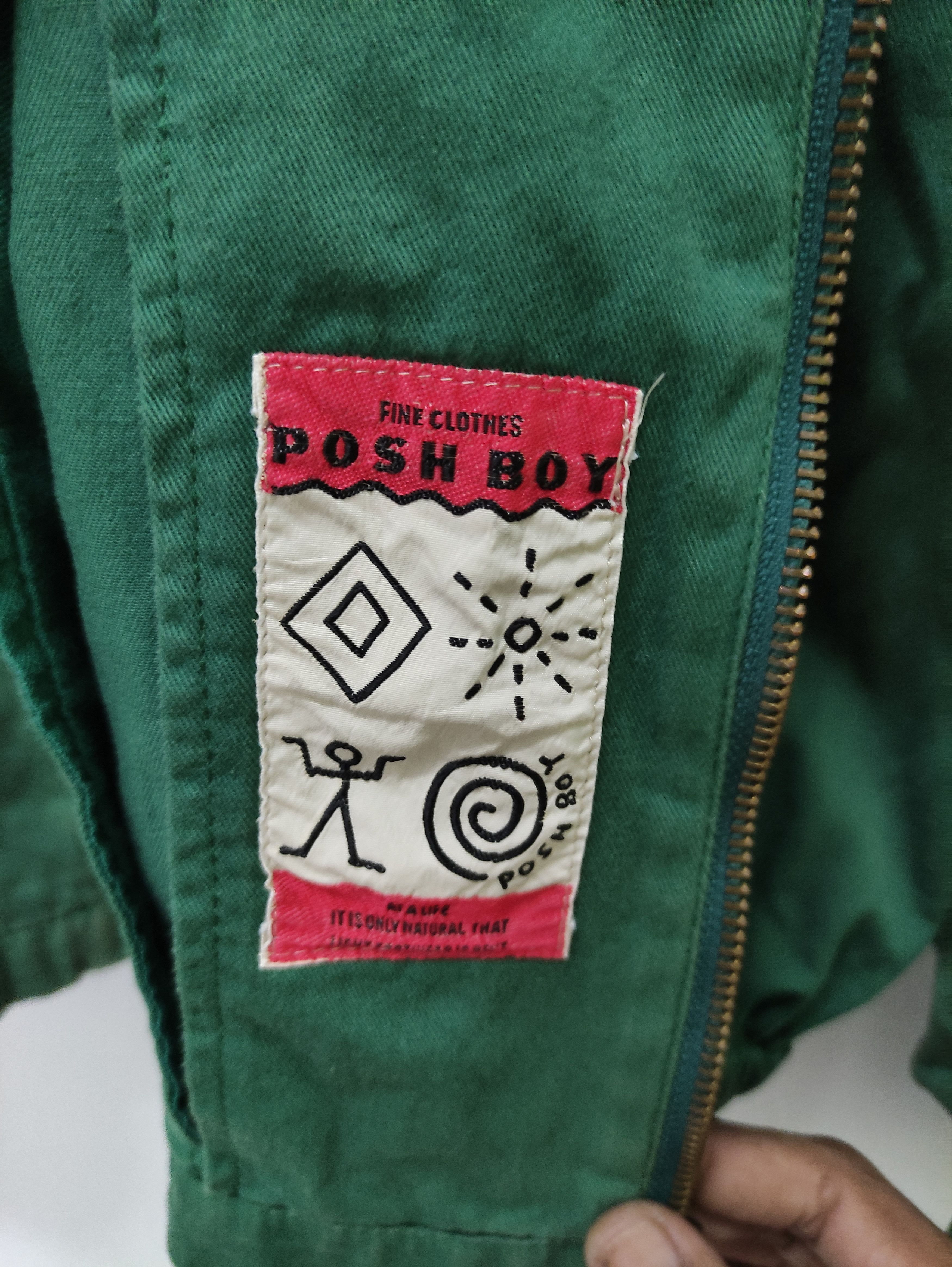 Japanese Brand × Vintage Vintage Poshboy 2 Bomber Jacket Size US L / EU 52-54 / 3 - 6 Thumbnail