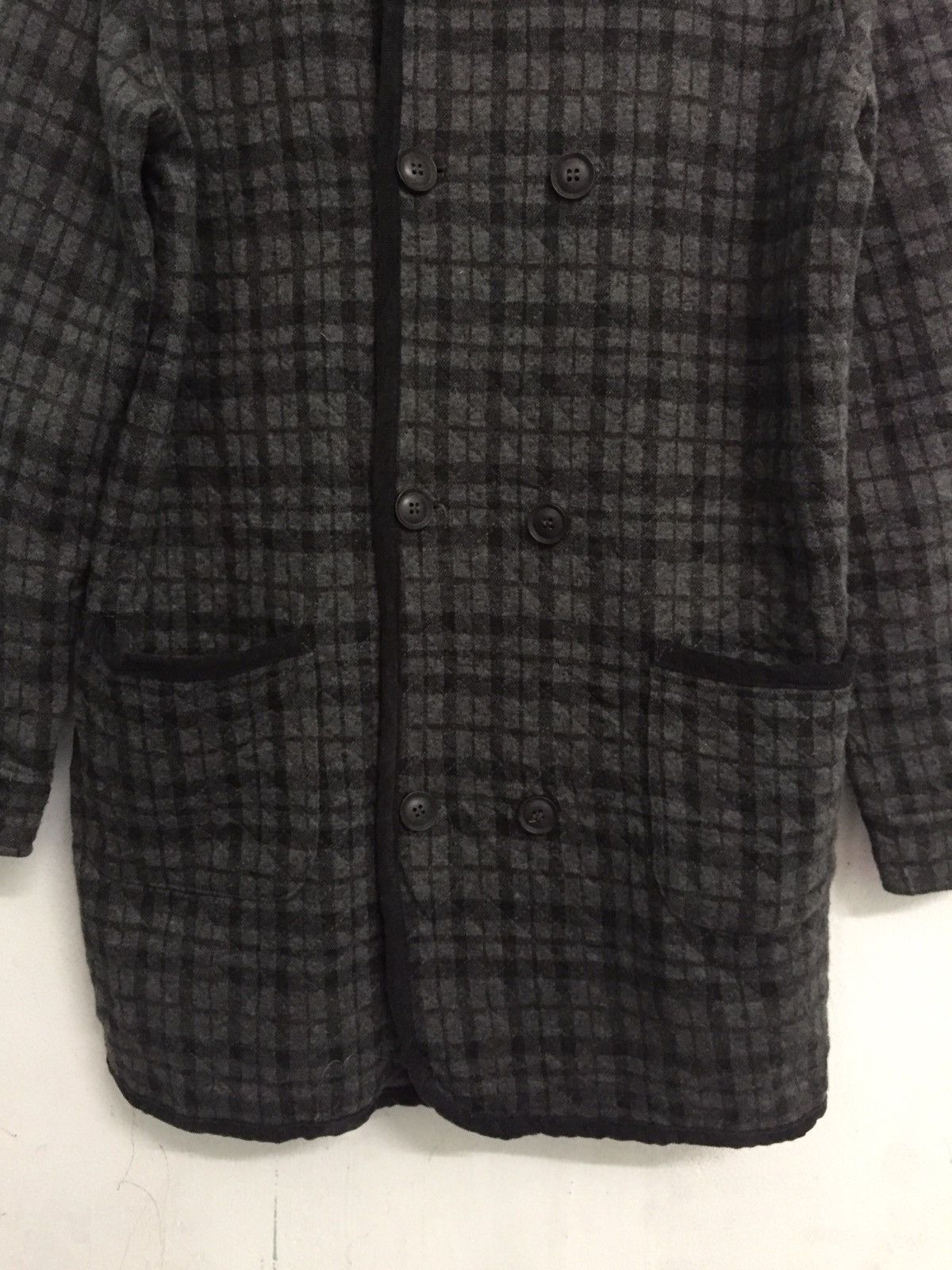 Japanese Brand Lepsim Lowrys Farm Checkered Jacket Sweater Hoodie Size US L / EU 52-54 / 3 - 3 Thumbnail