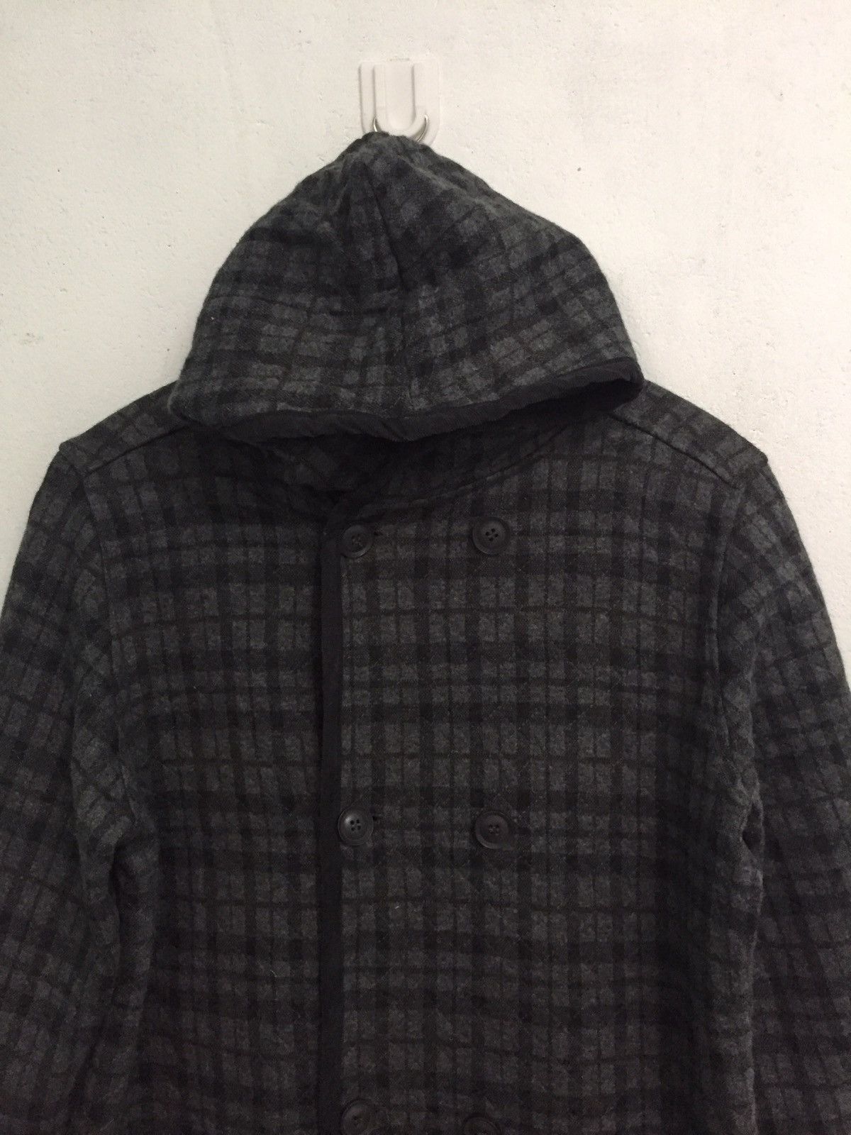 Japanese Brand Lepsim Lowrys Farm Checkered Jacket Sweater Hoodie Size US L / EU 52-54 / 3 - 2 Thumbnail