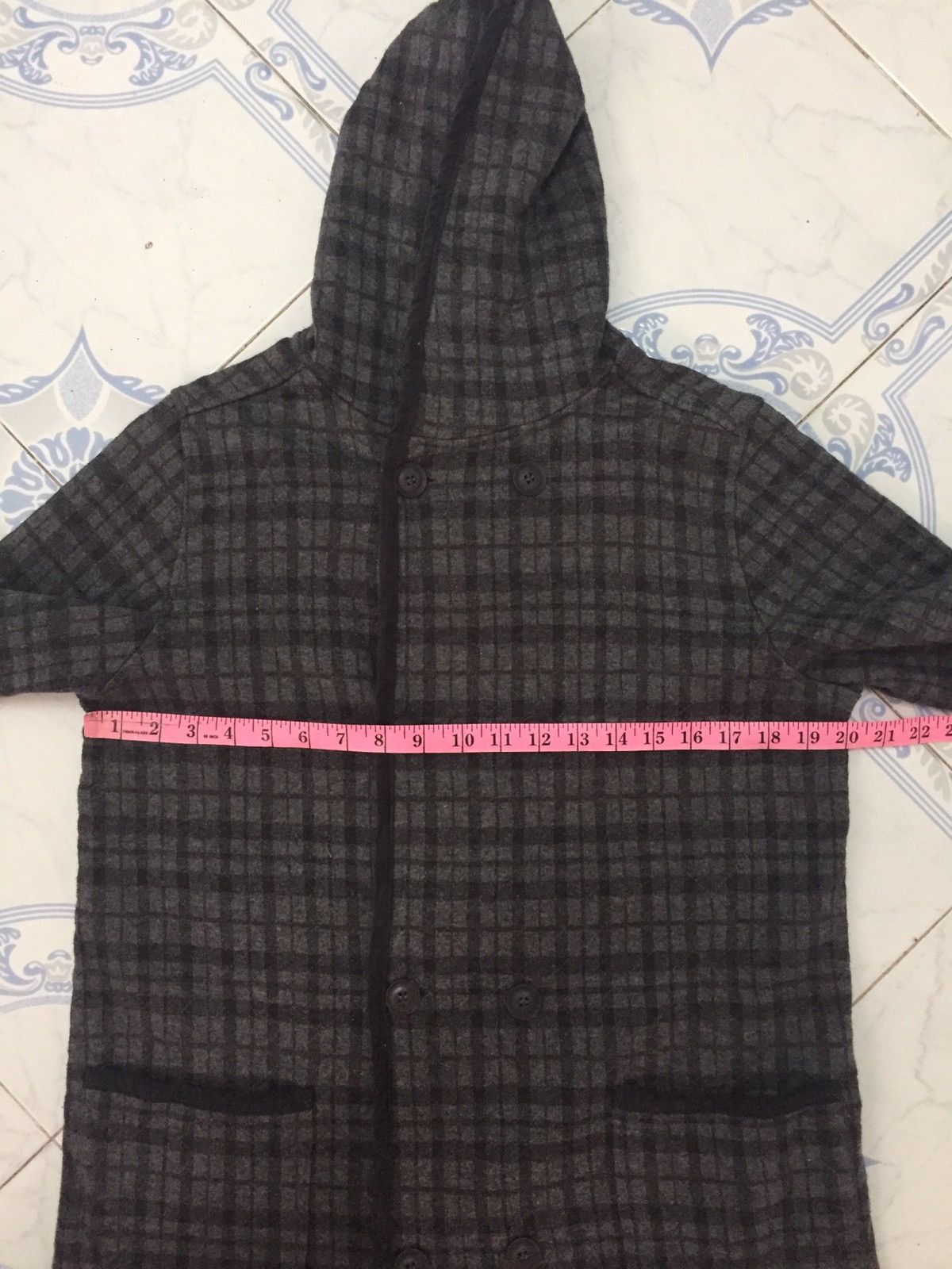 Japanese Brand Lepsim Lowrys Farm Checkered Jacket Sweater Hoodie Size US L / EU 52-54 / 3 - 18 Thumbnail