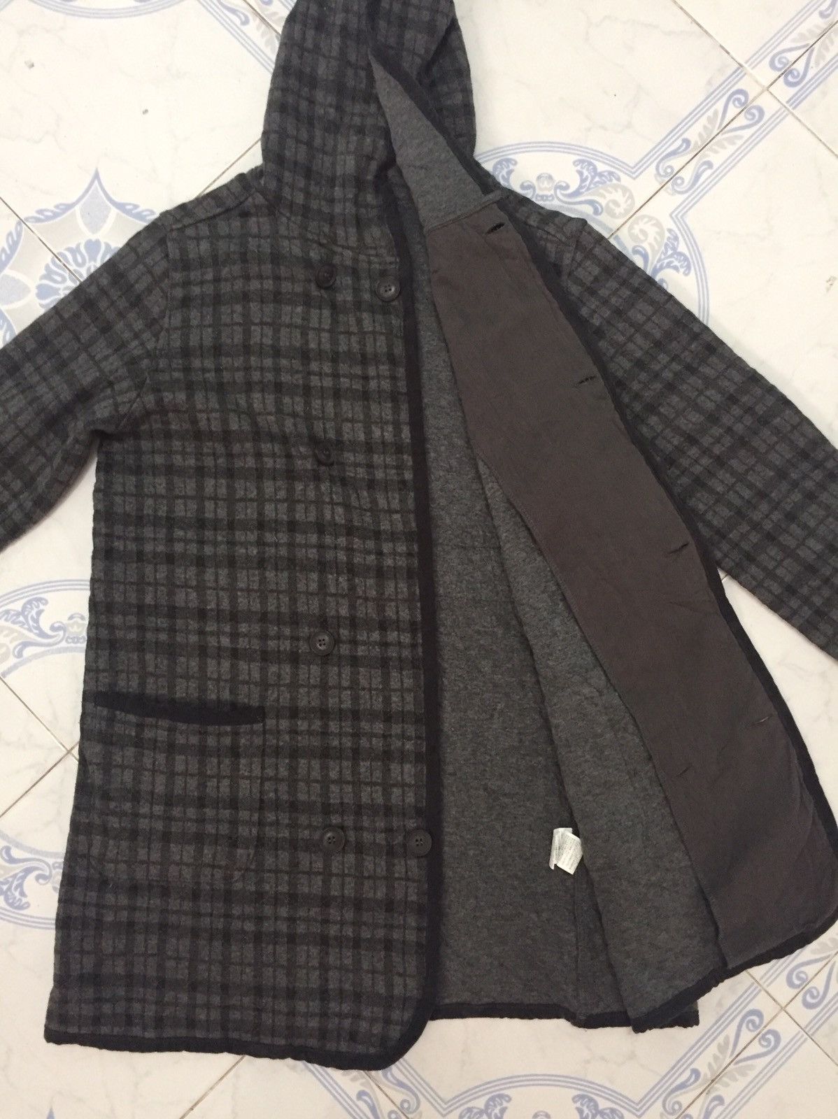 Japanese Brand Lepsim Lowrys Farm Checkered Jacket Sweater Hoodie Size US L / EU 52-54 / 3 - 12 Thumbnail