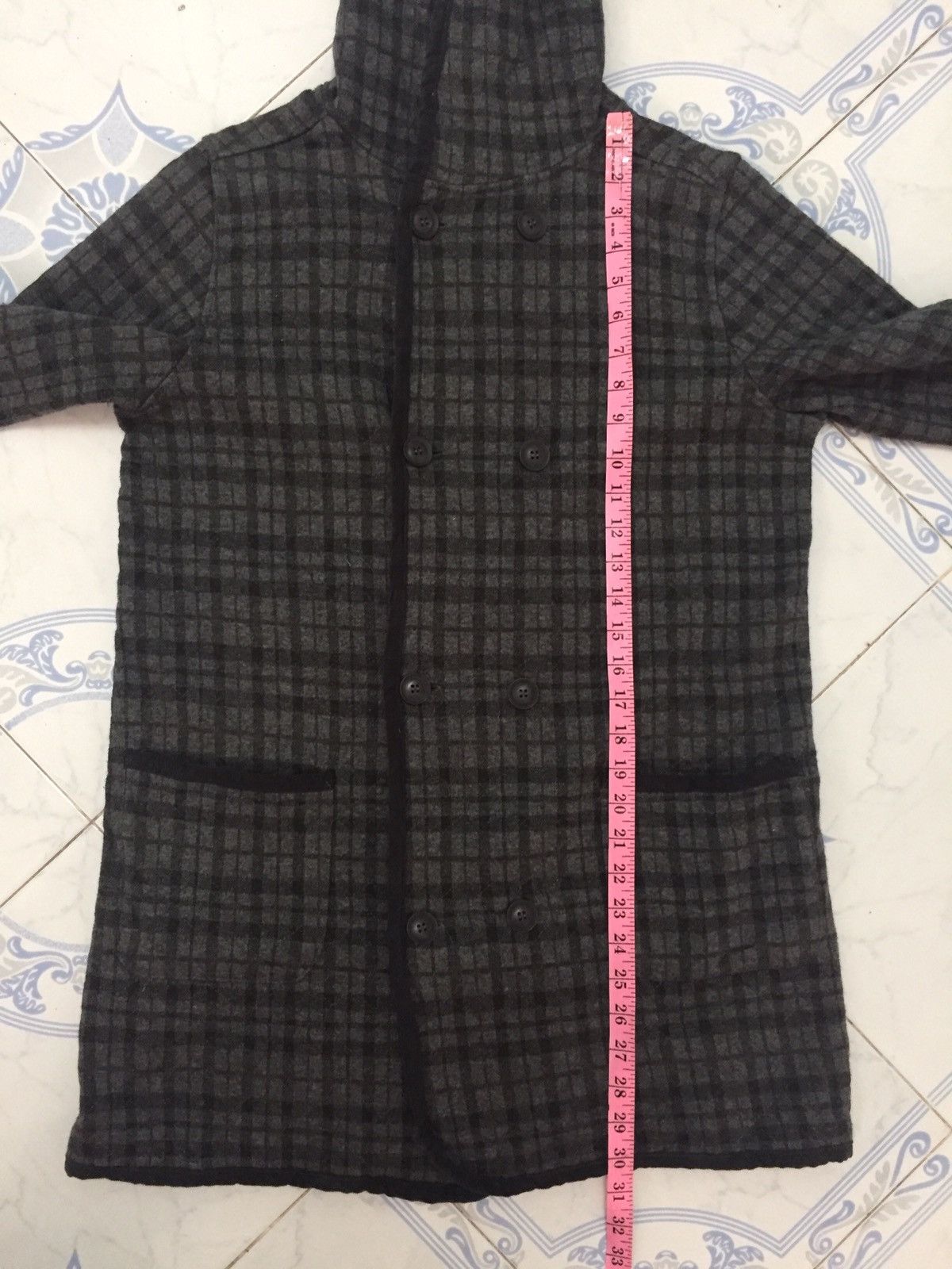 Japanese Brand Lepsim Lowrys Farm Checkered Jacket Sweater Hoodie Size US L / EU 52-54 / 3 - 19 Thumbnail
