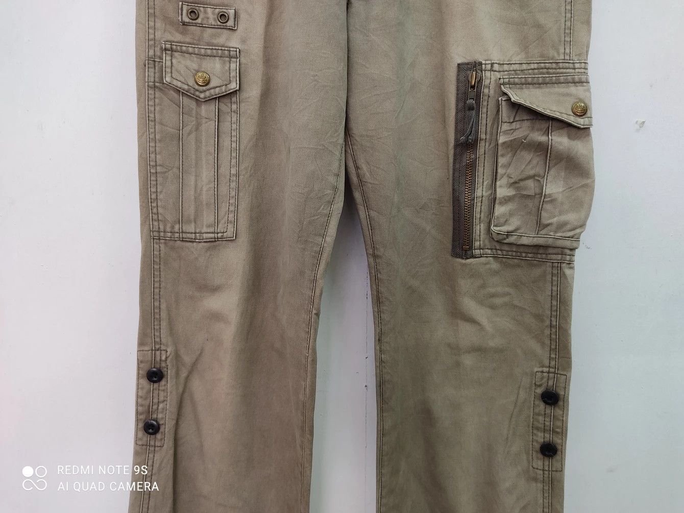 Japanese Brand 9 Pocket OnBound Multipocket Utility Cargo Pants Size US 30 / EU 46 - 3 Thumbnail