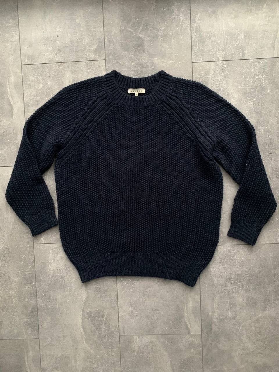 Sandro Sandro Paris men blue navy sweater | Grailed