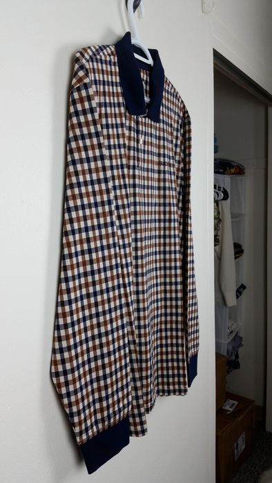 Supreme x Aquascutum Club Check L/S Polo Shirt | Grailed