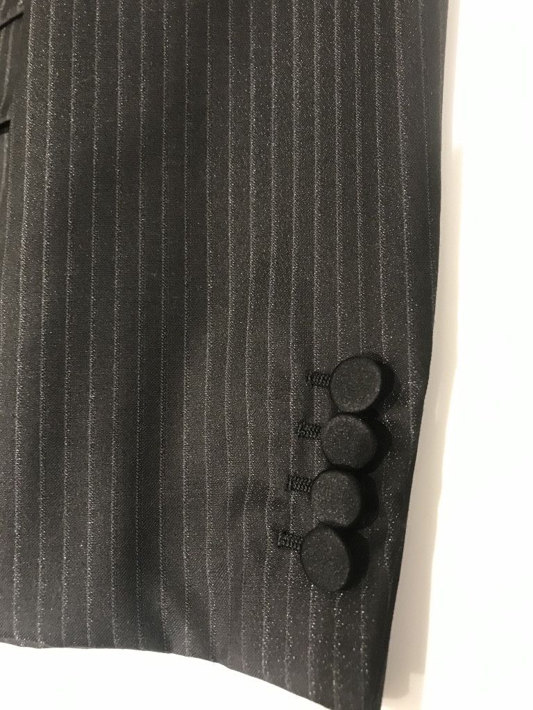 Hedi Slimane × Saint Laurent Paris Saint Laurent Paris Metallic Anthracite Le Smoking Jacket Size 40R - 5 Thumbnail