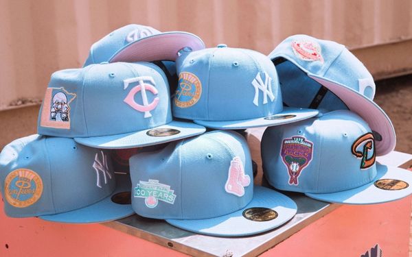 Cotton Candy Fitted Hats From Hat Club!