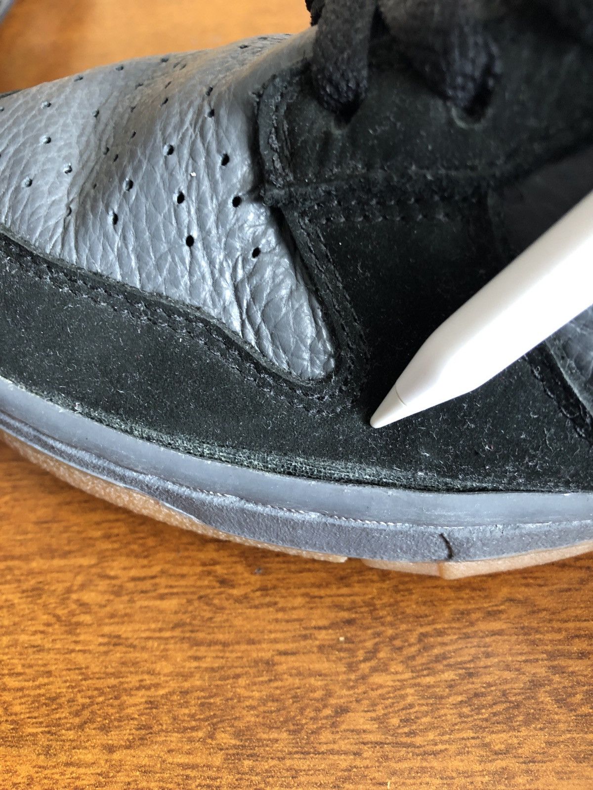 Nike Dunk Low Pro Black | Black-Light Graphite (Gum) Size US 10 / EU 43 - 10 Thumbnail