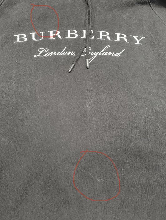 Burberry Burberry Krayford Embroidered Logo Hoodie Grailed