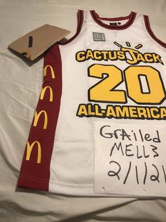 Travis Scott x Mcdonald's Cactus Jack All American Jersey White