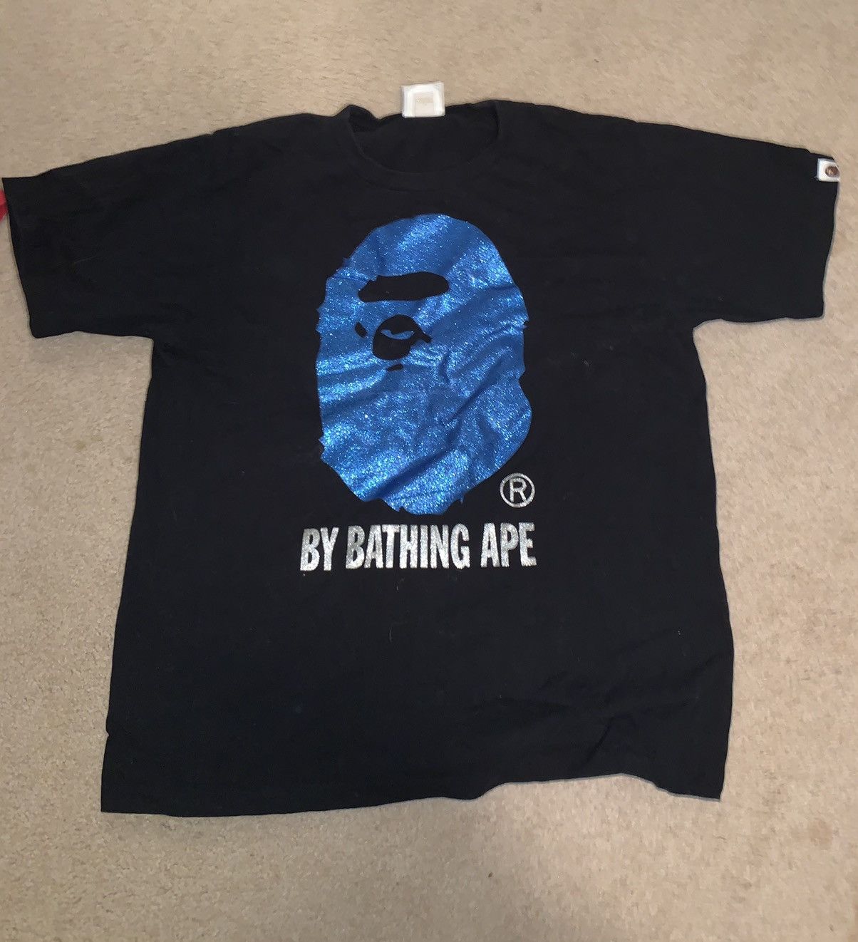 Bape Bape By Bathing Ape Sparkly Blue T Shirt Size US M / EU 48-50 / 2 - 1 Thumbnail