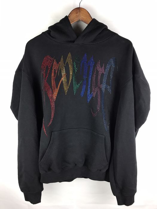 Revenge discount rhinestone hoodie