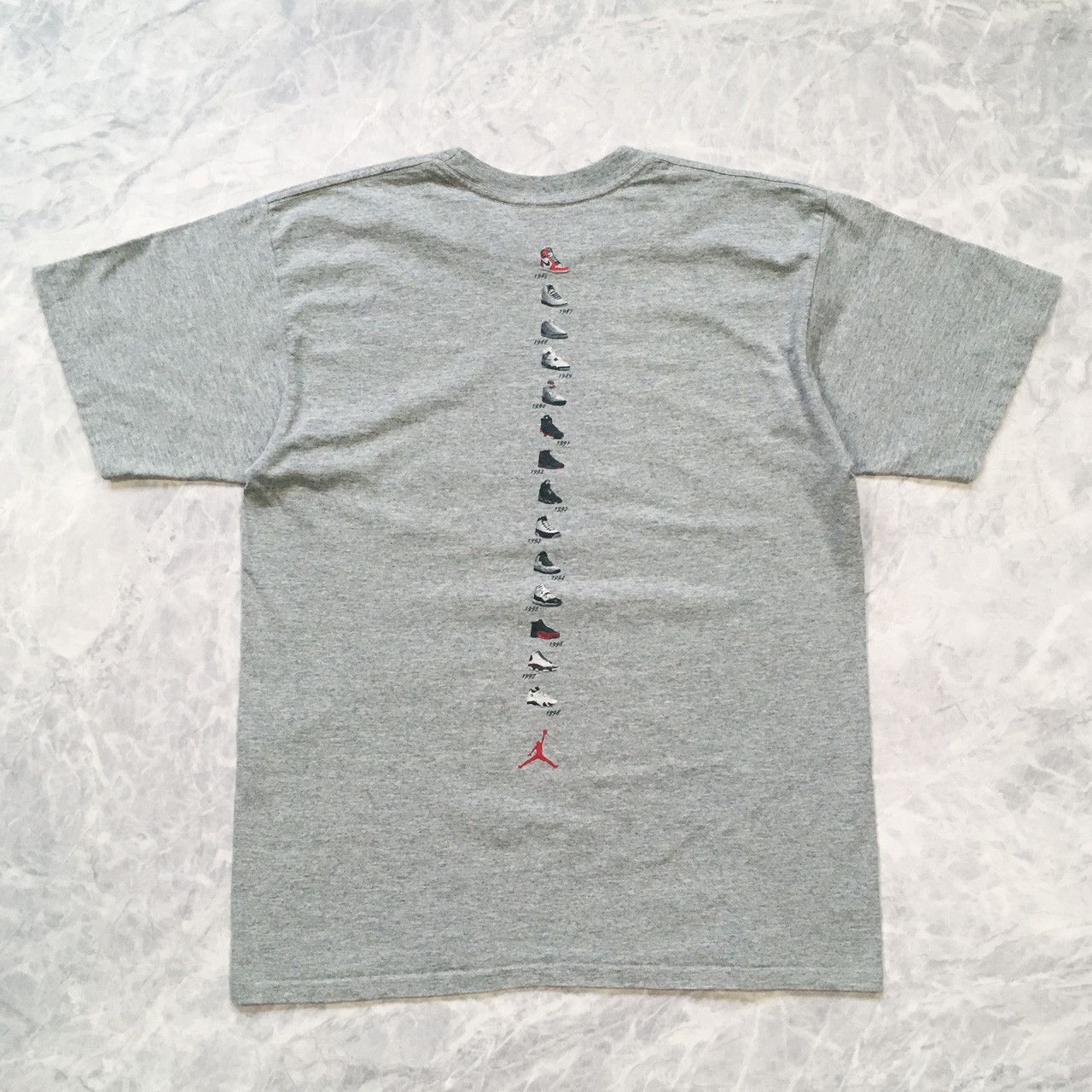 Jordan Brand × Nike × Vintage VINTAGE NIKE AIR JORDAN 1998 14 YEARS OF AIR T-SHIRT Size US M / EU 48-50 / 2 - 2 Thumbnail