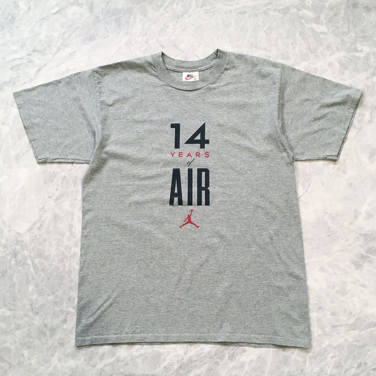 Jordan Brand × Nike × Vintage VINTAGE NIKE AIR JORDAN 1998 14 YEARS OF AIR T-SHIRT Size US M / EU 48-50 / 2 - 1 Thumbnail