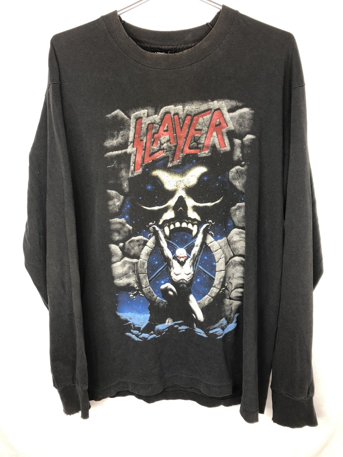 Vintage Vintage mega rare Slayer Live Intrusion band T shirt | Grailed
