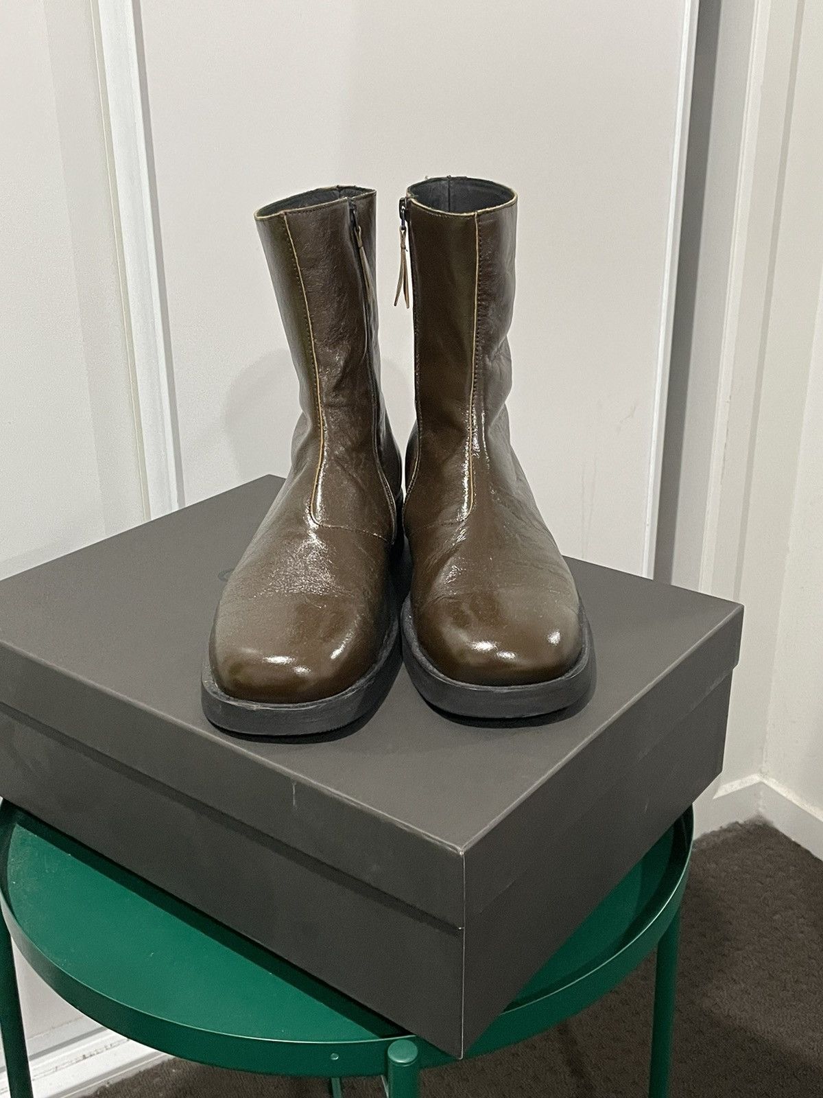 Our Legacy - Camion Boot Olive Leather