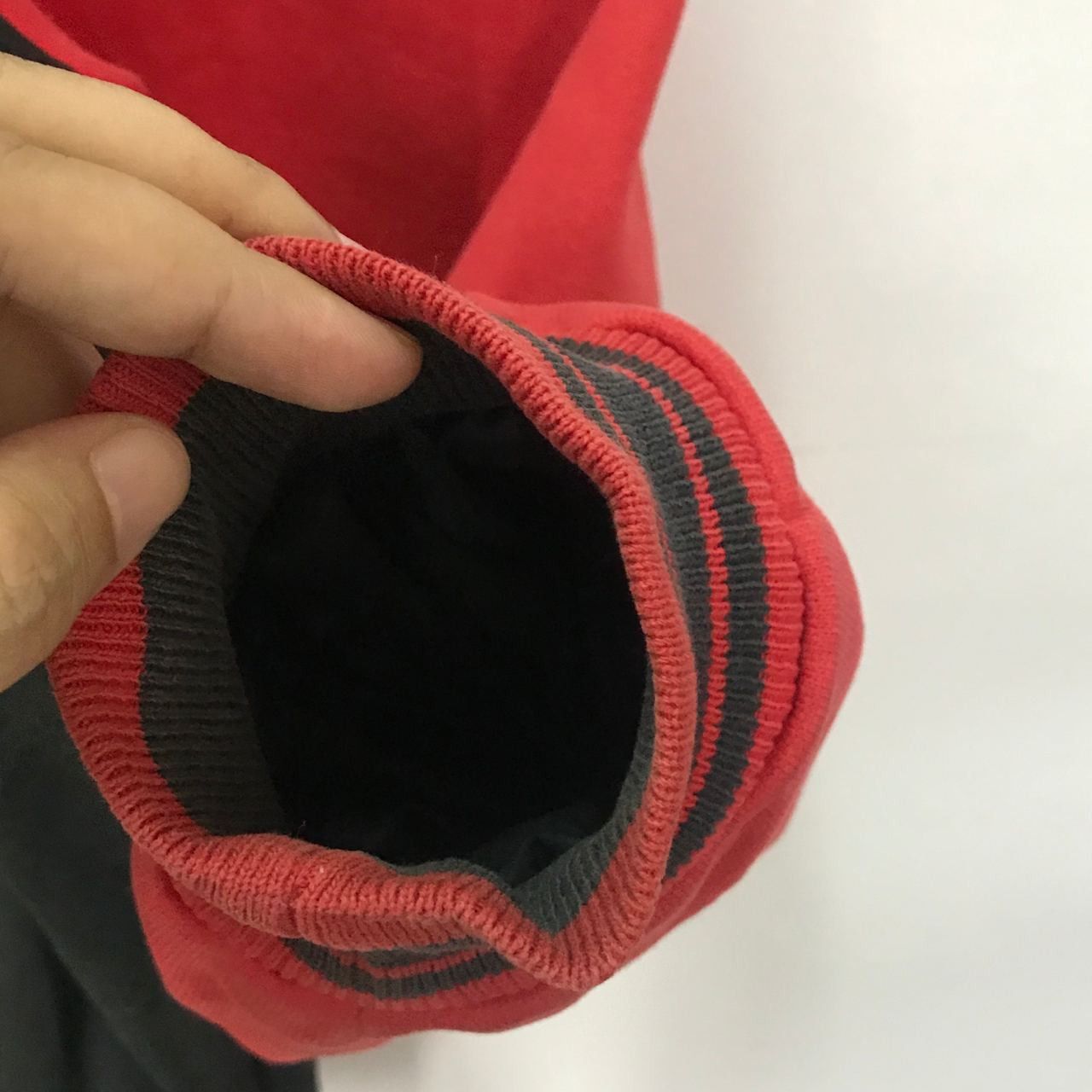 Vintage 🔥Vintage Varsity Jacket Red Black Colour Design Size US L / EU 52-54 / 3 - 3 Thumbnail