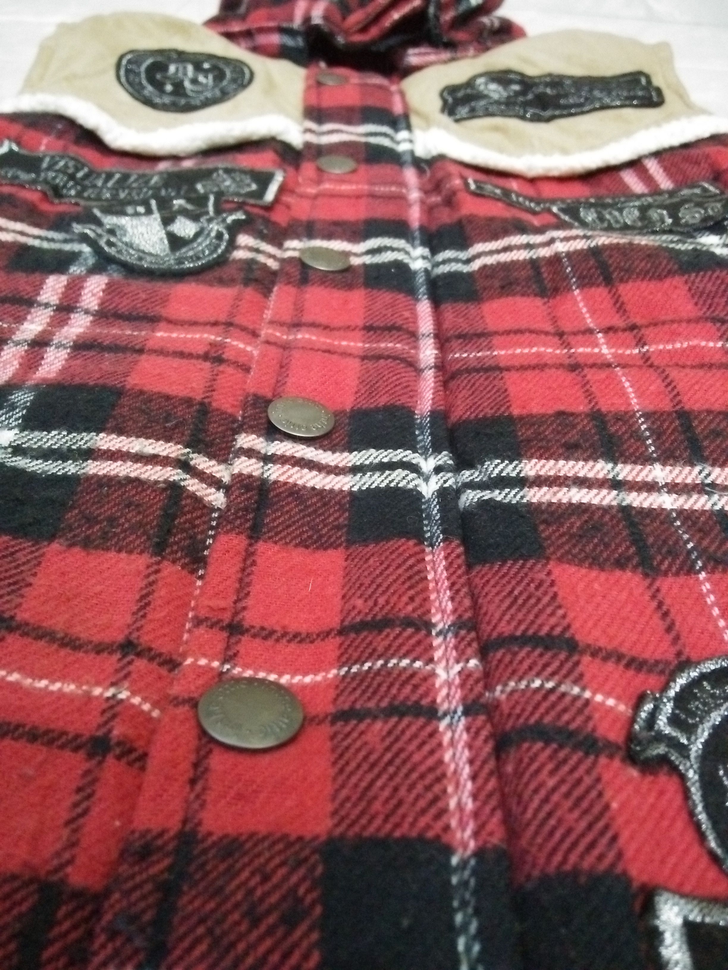 In The Attic In The Attic TARTAN PUNK BONDAGE VEST JACKET (A895) Size US L / EU 52-54 / 3 - 3 Thumbnail