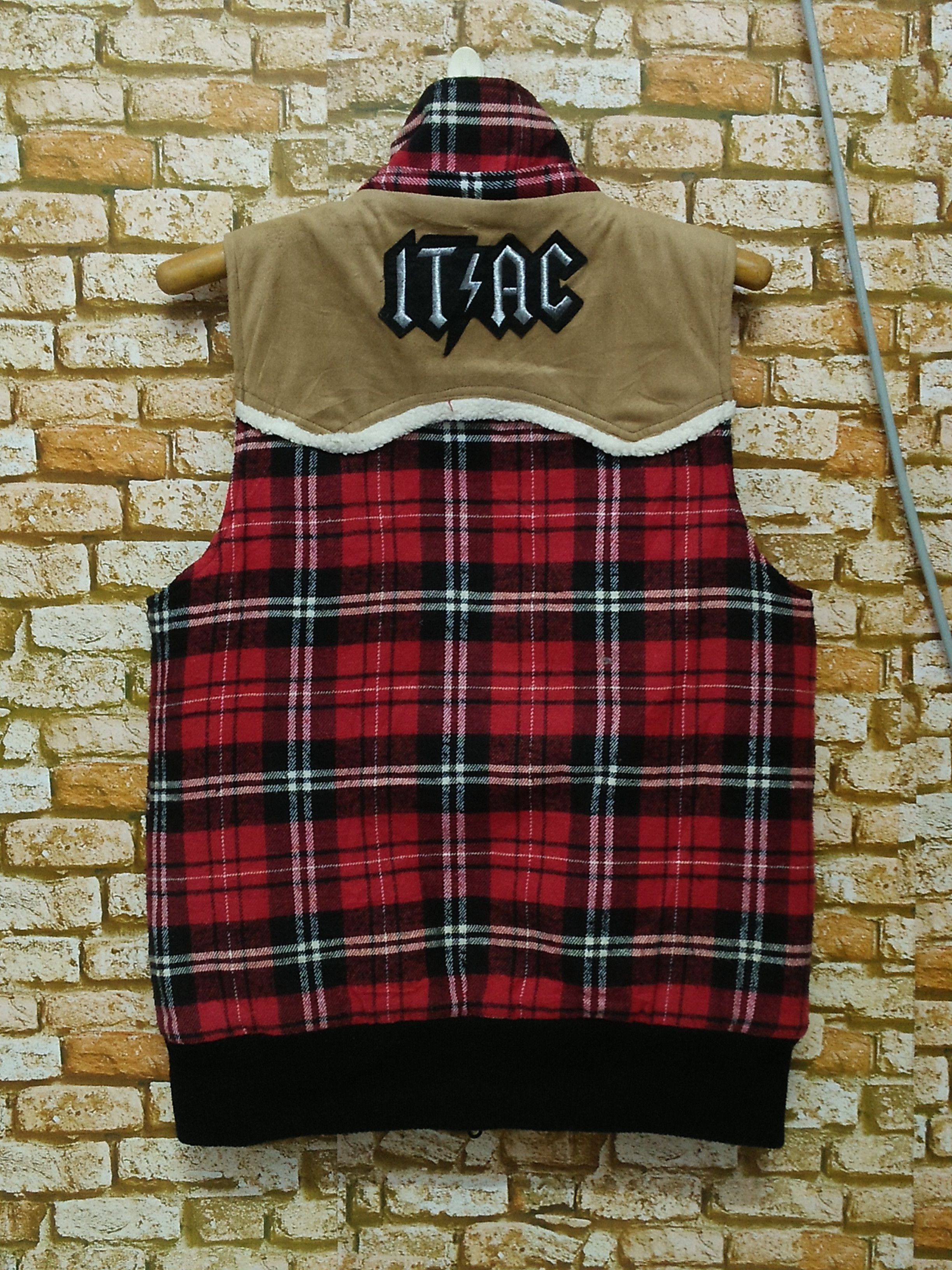 In The Attic In The Attic TARTAN PUNK BONDAGE VEST JACKET (A895) Size US L / EU 52-54 / 3 - 17 Thumbnail