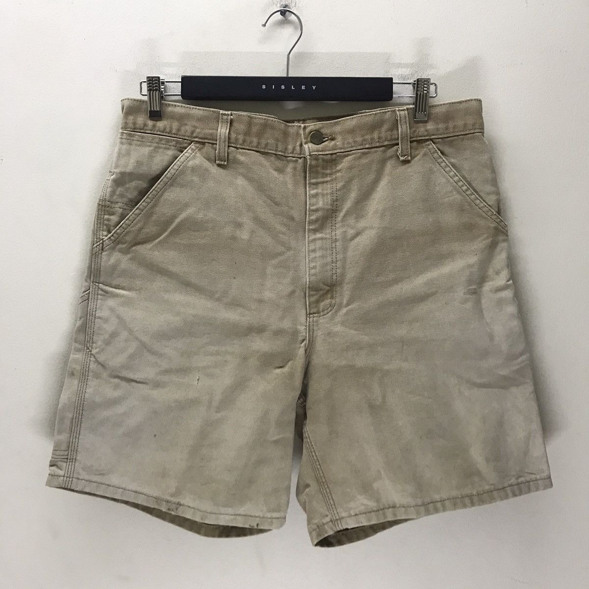 Carhartt Vintage Carhartt Dungare Shorts Pants Sunfaded Made in USA Size US 34 / EU 50 - 1 Thumbnail