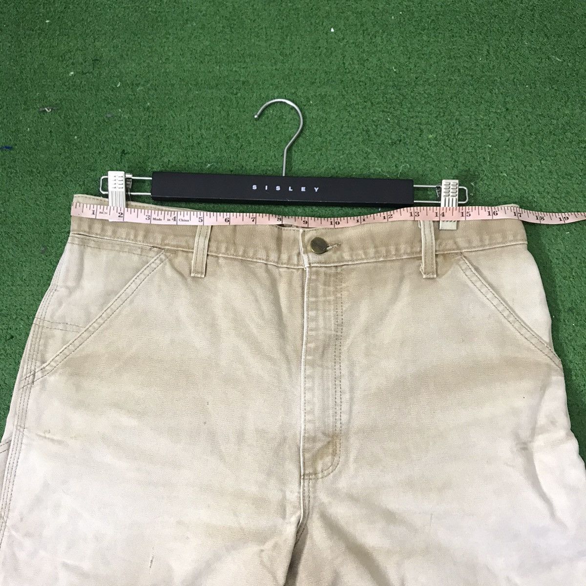 Carhartt Vintage Carhartt Dungare Shorts Pants Sunfaded Made in USA Size US 34 / EU 50 - 3 Thumbnail