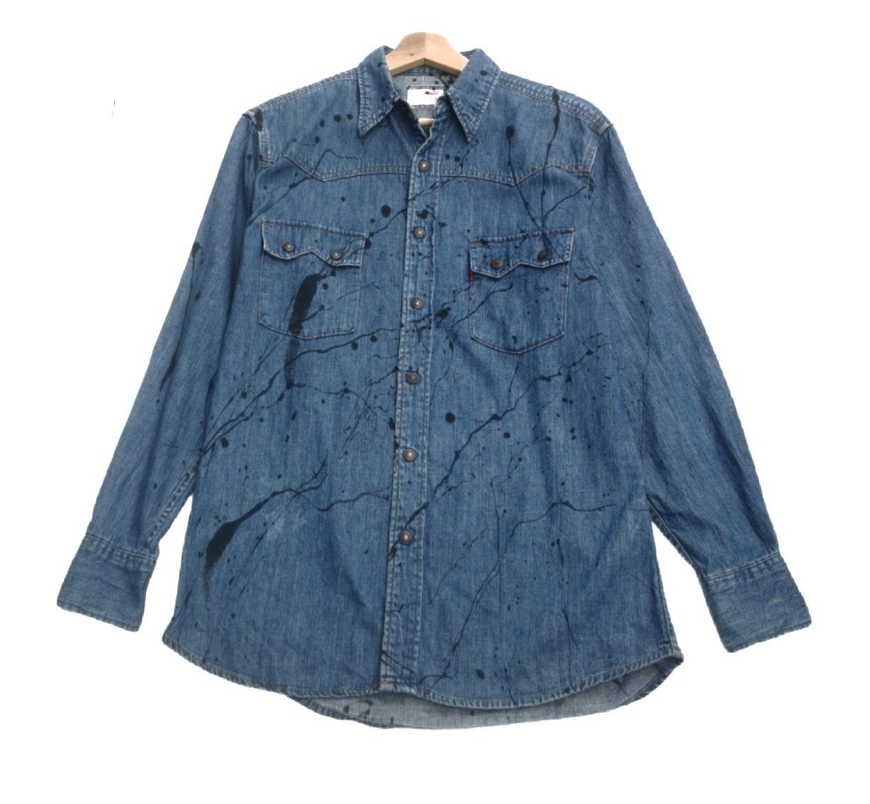 Vintage Levi's Denim Painted Shirt