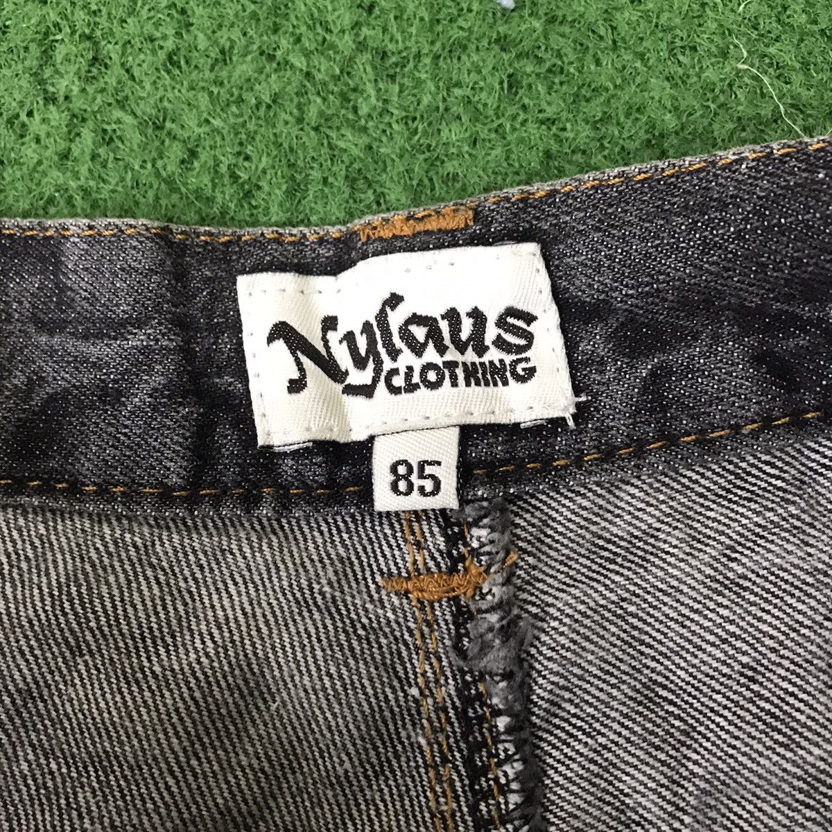 Japanese Brand Nylaus Denim Double Waist Jeans Acid Wash Size US 32 / EU 48 - 18 Thumbnail