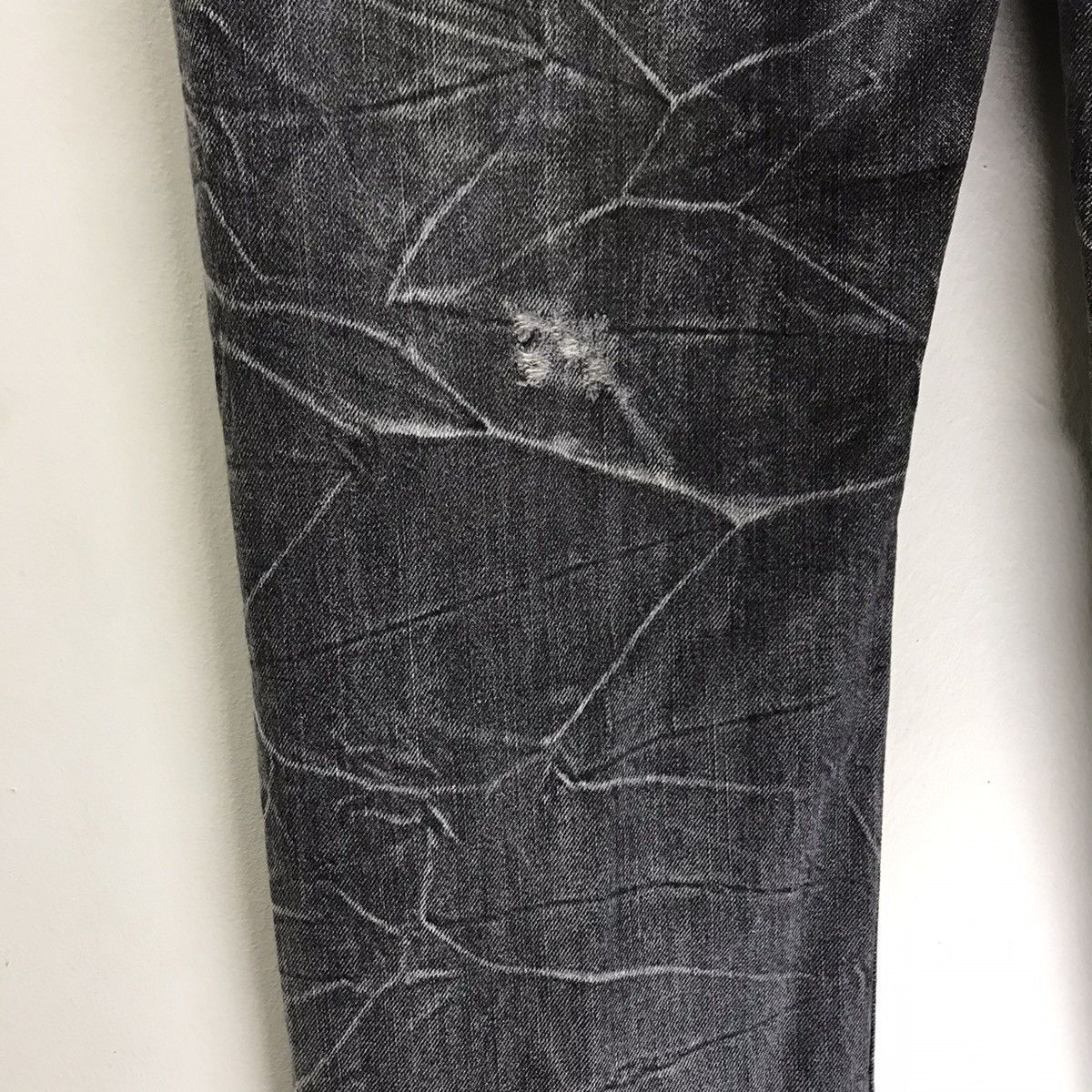 Japanese Brand Nylaus Denim Double Waist Jeans Acid Wash Size US 32 / EU 48 - 13 Thumbnail