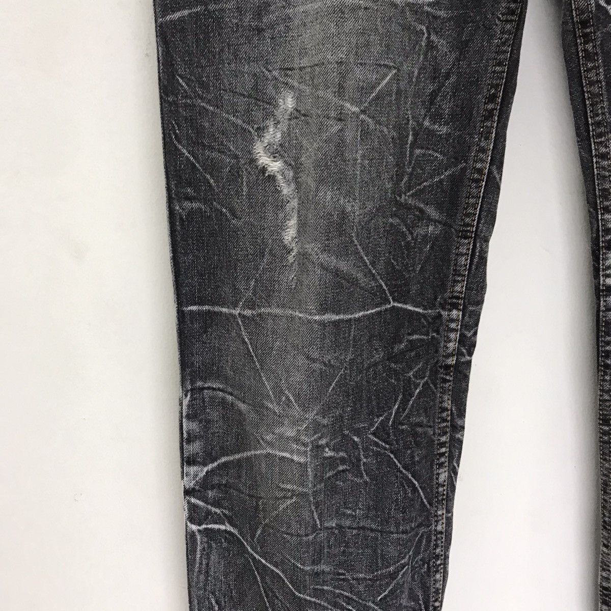 Japanese Brand Nylaus Denim Double Waist Jeans Acid Wash Size US 32 / EU 48 - 6 Thumbnail