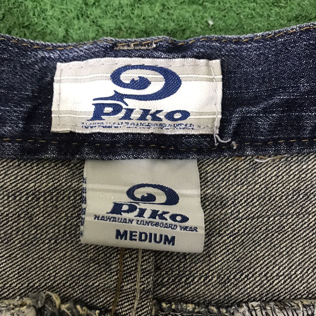 Vintage Vintage Piko Denim Baggy Cargo Pants Size US 30 / EU 46 - 14 Thumbnail