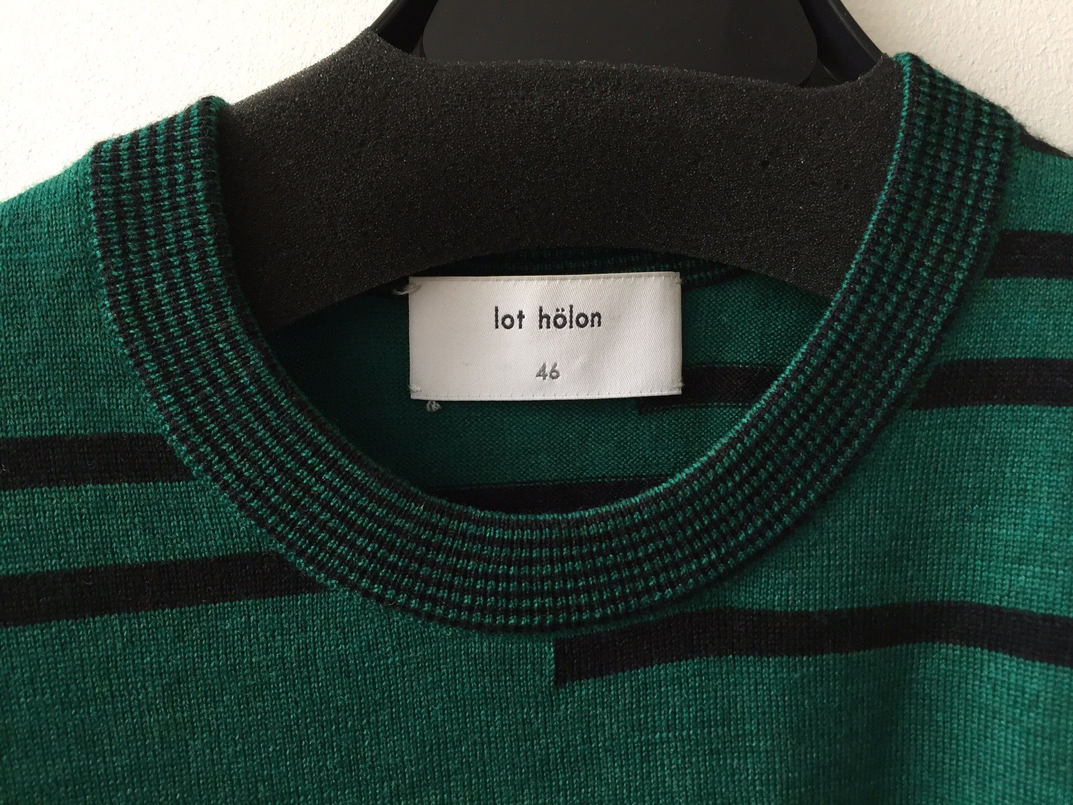 wjk Lot Holon Signature Intarsia Striped Sweater Size US S / EU 44-46 / 1 - 3 Thumbnail