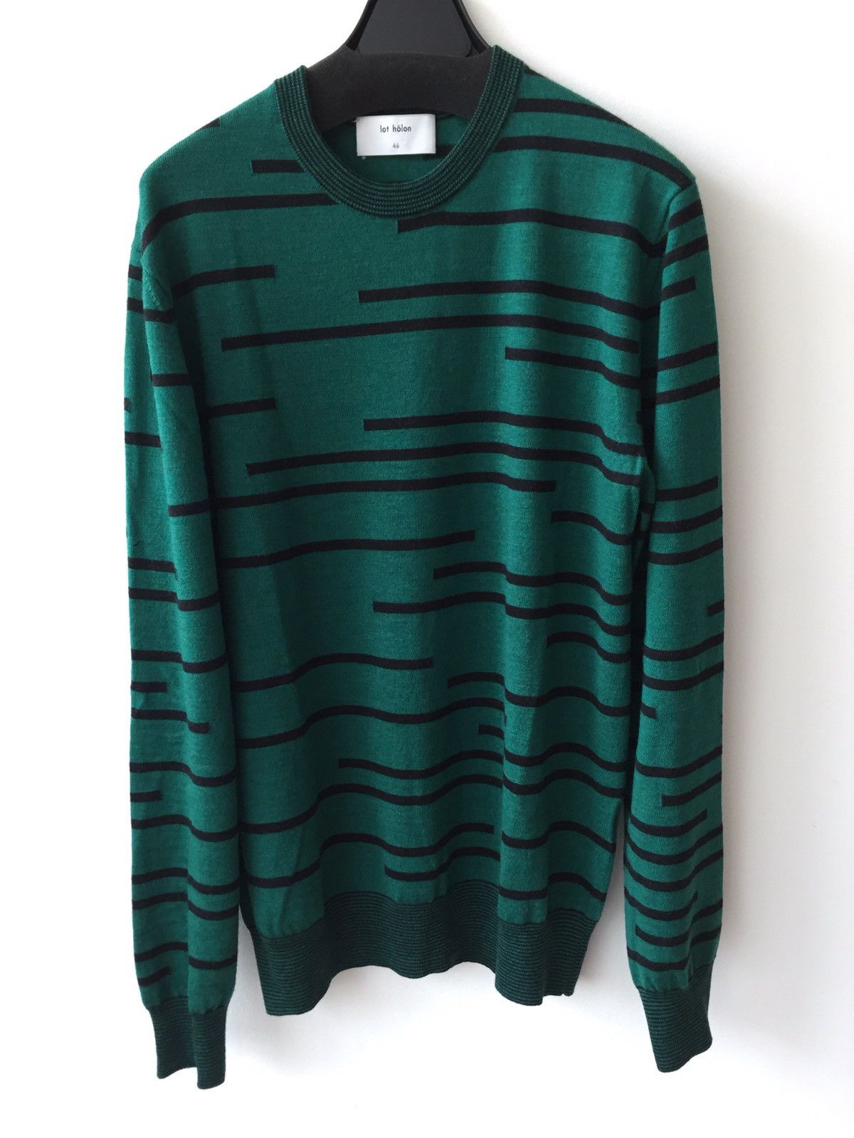 wjk Lot Holon Signature Intarsia Striped Sweater Size US S / EU 44-46 / 1 - 1 Thumbnail