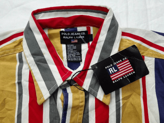 Polo Ralph Lauren Vintage Polo Ralph Lauren Colour Block Button Up Shirt Size US L / EU 52-54 / 3 - 5 Thumbnail