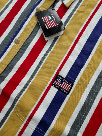 Polo Ralph Lauren Vintage Polo Ralph Lauren Colour Block Button Up Shirt Size US L / EU 52-54 / 3 - 3 Thumbnail