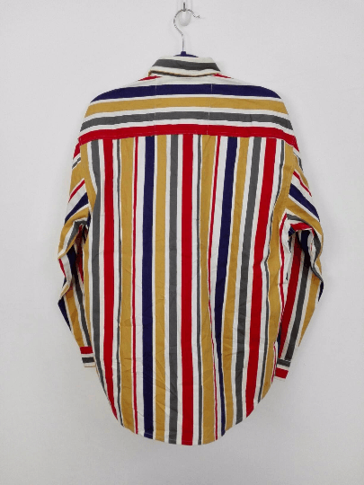 Polo Ralph Lauren Vintage Polo Ralph Lauren Colour Block Button Up Shirt Size US L / EU 52-54 / 3 - 2 Thumbnail