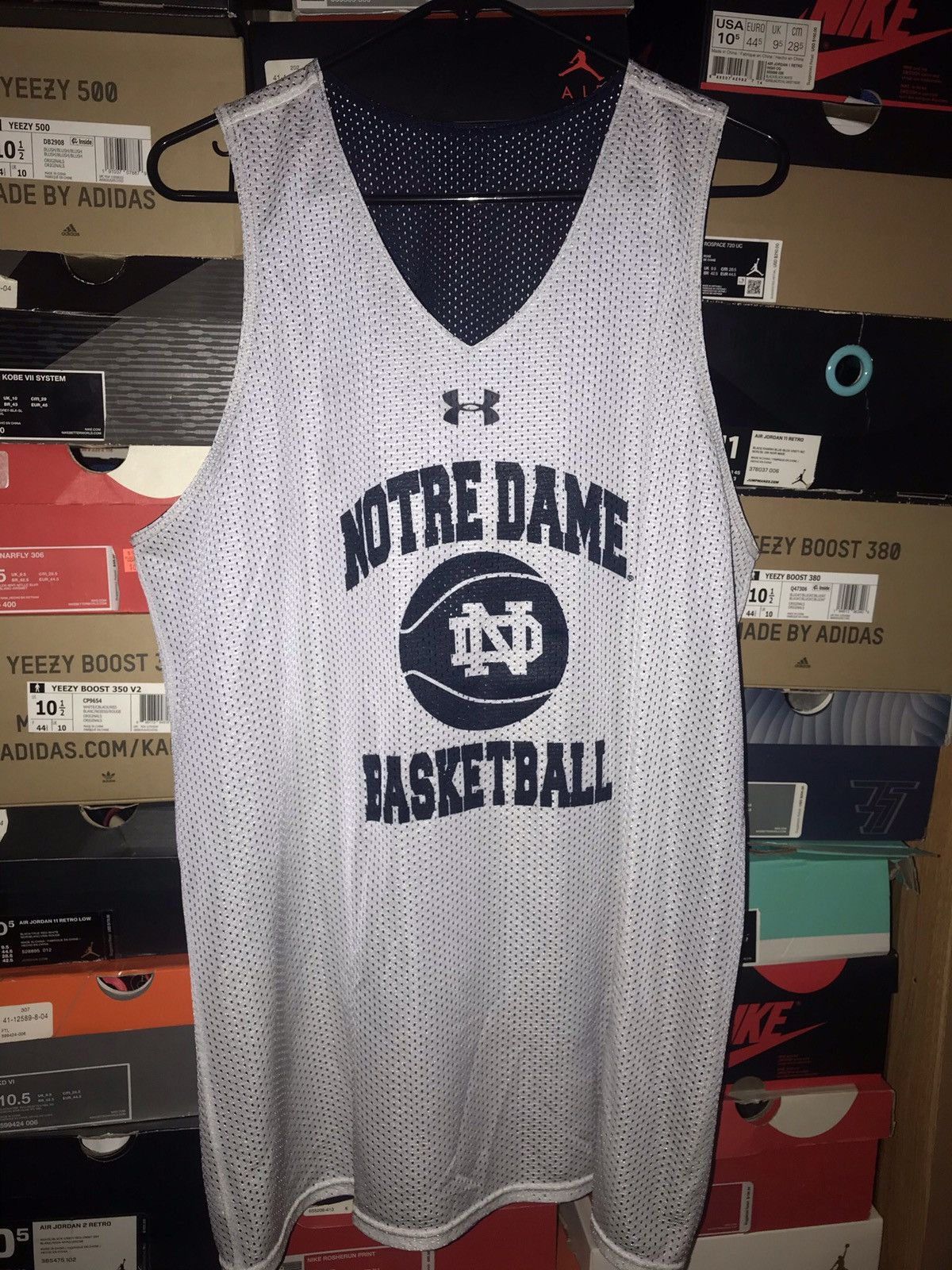 Under armour practice jersey basketball top